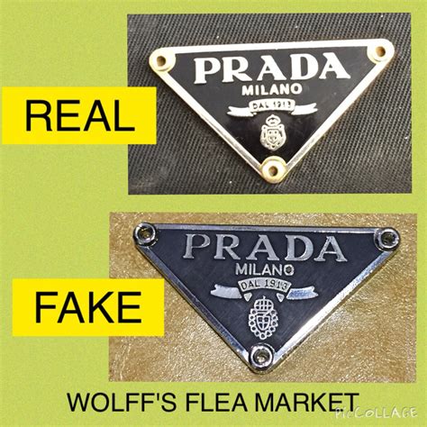 prada milano logo original vs fake|real Prada logo.